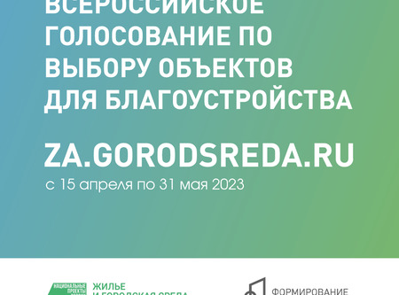 Федеральный проект «Формирование комфортной городской среды»