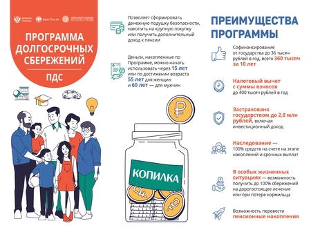 О программе долгосрочных сбережений доступно