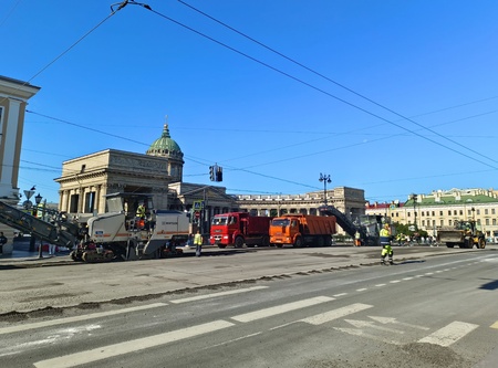 Ремонт Невского проспекта начался