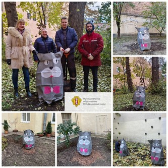 Юные туи обрели новый дом