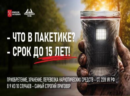 Что в пакетике? Срок до 15 лет!