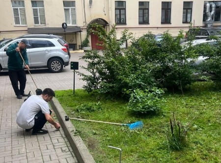 Второй этап покоса в Дворцовом