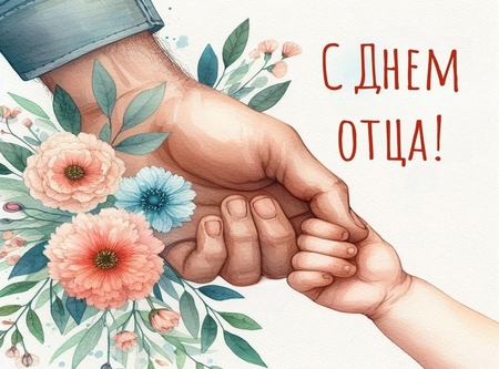 От всей души поздравляю вас с Днем отца!