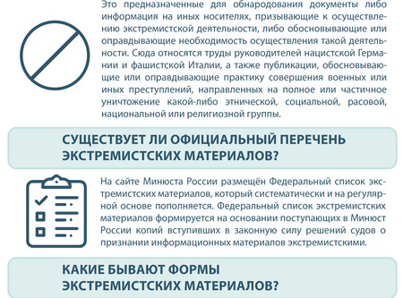 Что такое экстремистские материалы?