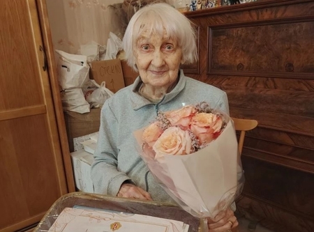 Жительница блокадного Ленинграда отметила 85‑летний юбилей