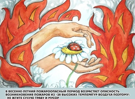 Памятка по правилам пожарной безопасности в весенне-летний пожароопасный период